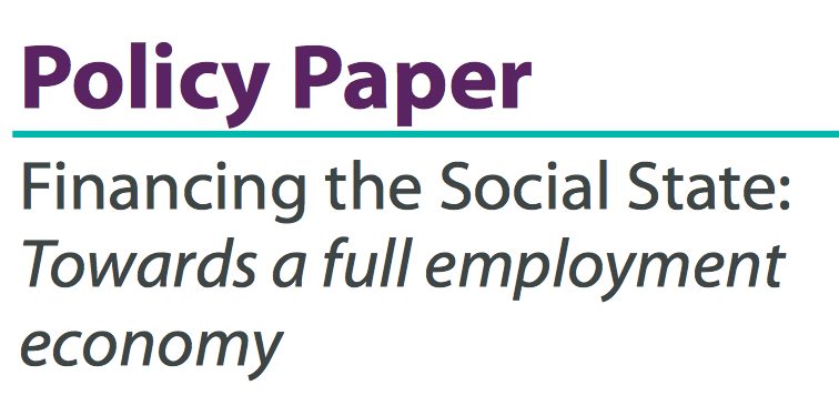 Richard Murphy and Howard Reed, ‘Financing the Social State: Towards a full employment economy’