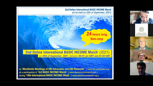 Second Online International Basic Income March