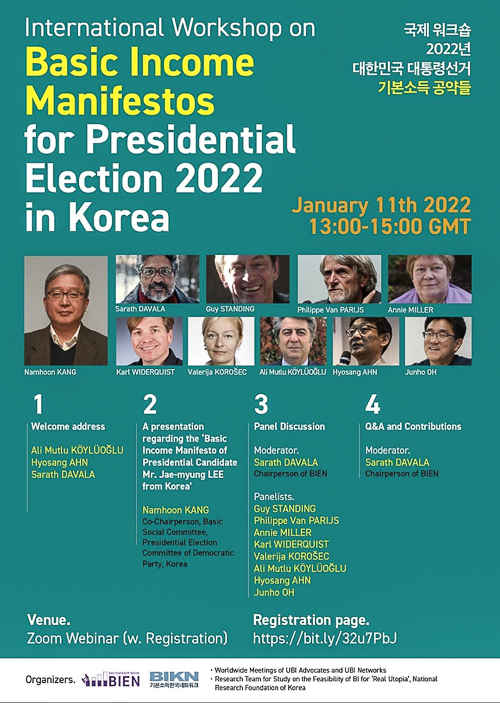 Webinar on Manifestos of Candidates for President of the Republic of Korea in the March 2022 Elections.