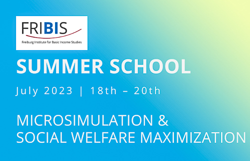 FRIBIS Summer School 2023 – Microsimulation and Social Welfare Maximization