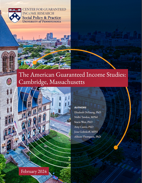 New Report on Cambridge MA Guaranteed Income Pilot