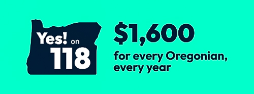 Breaking news: The Oregon rebate has been qualified as Measure 118!