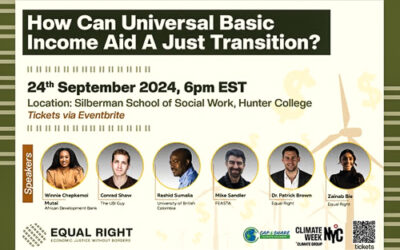 How can Universal Basic Income Aid a Just Transition?