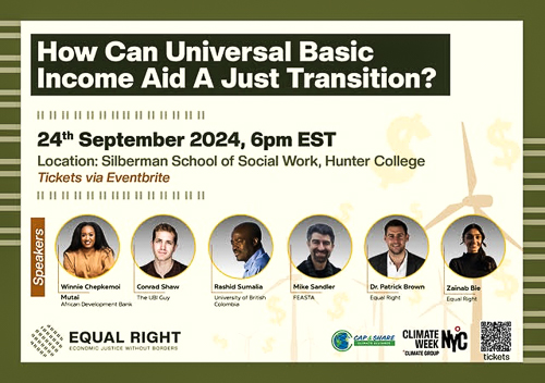 How can Universal Basic Income Aid a Just Transition?