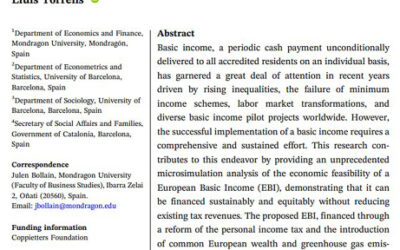 New study proves the feasibility of a European basic income