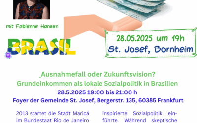 Fabienne Hansen talk on Basic Income as Local Social Policy in Brazil, Frankfurt, May 28